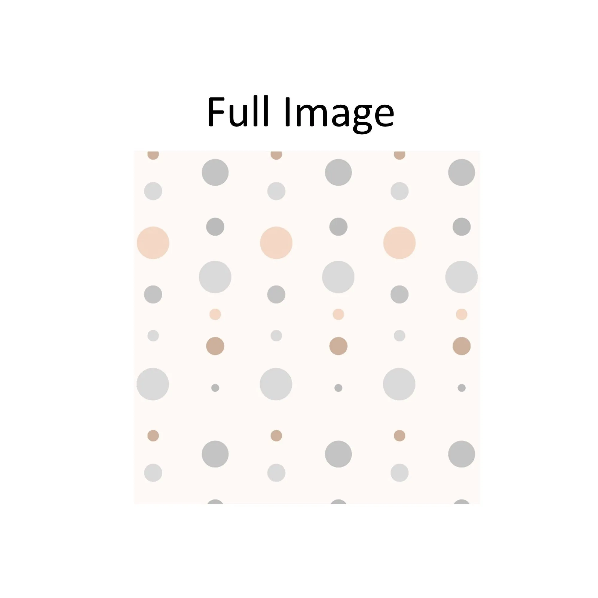 Boho Organic Polka Dot Window Roller Shade
