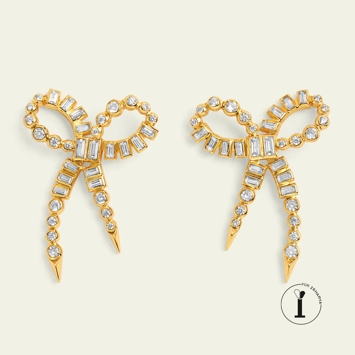 Bow Spiked Studs