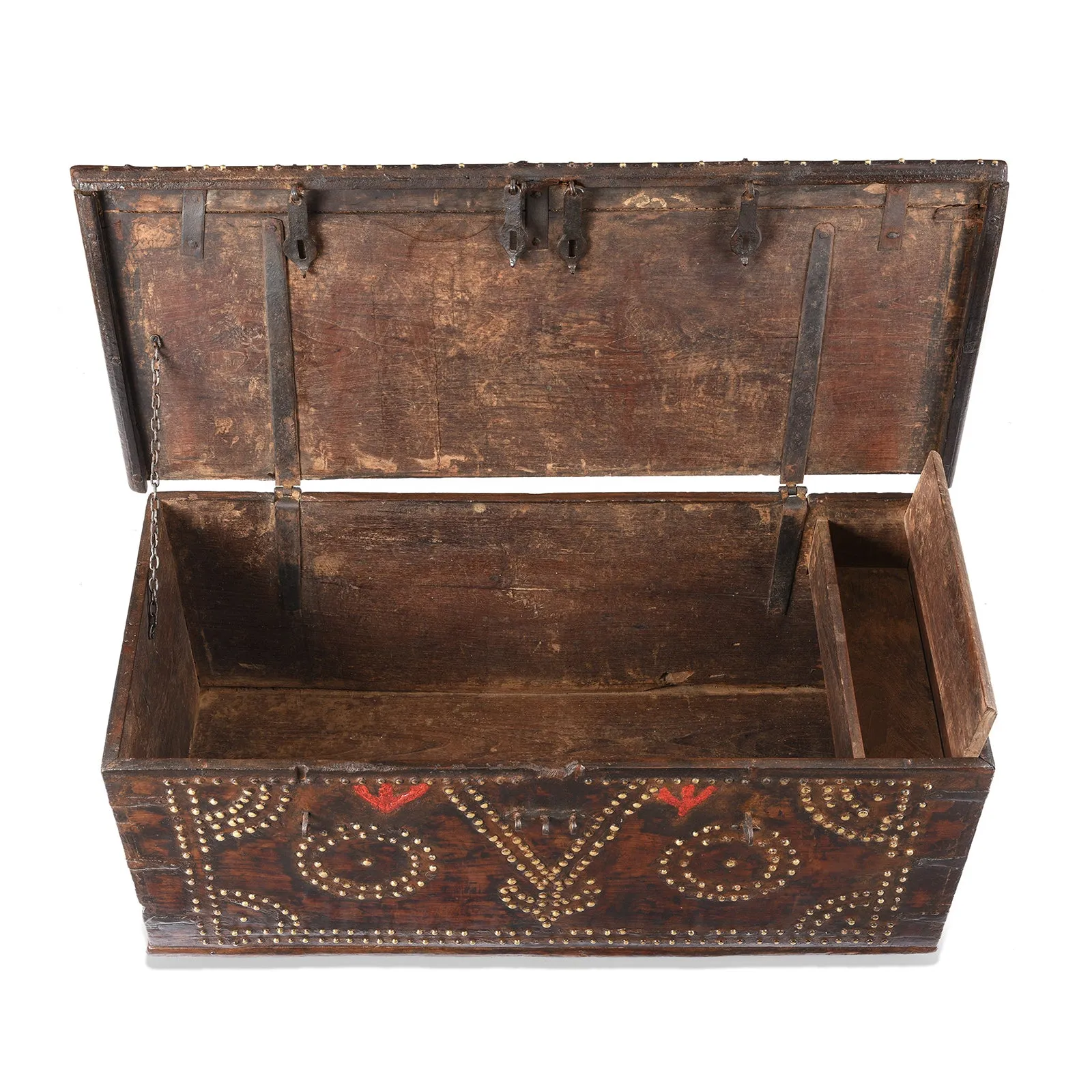Brass Studded 'Zanzibar' Chest From Kutch - 19th Century