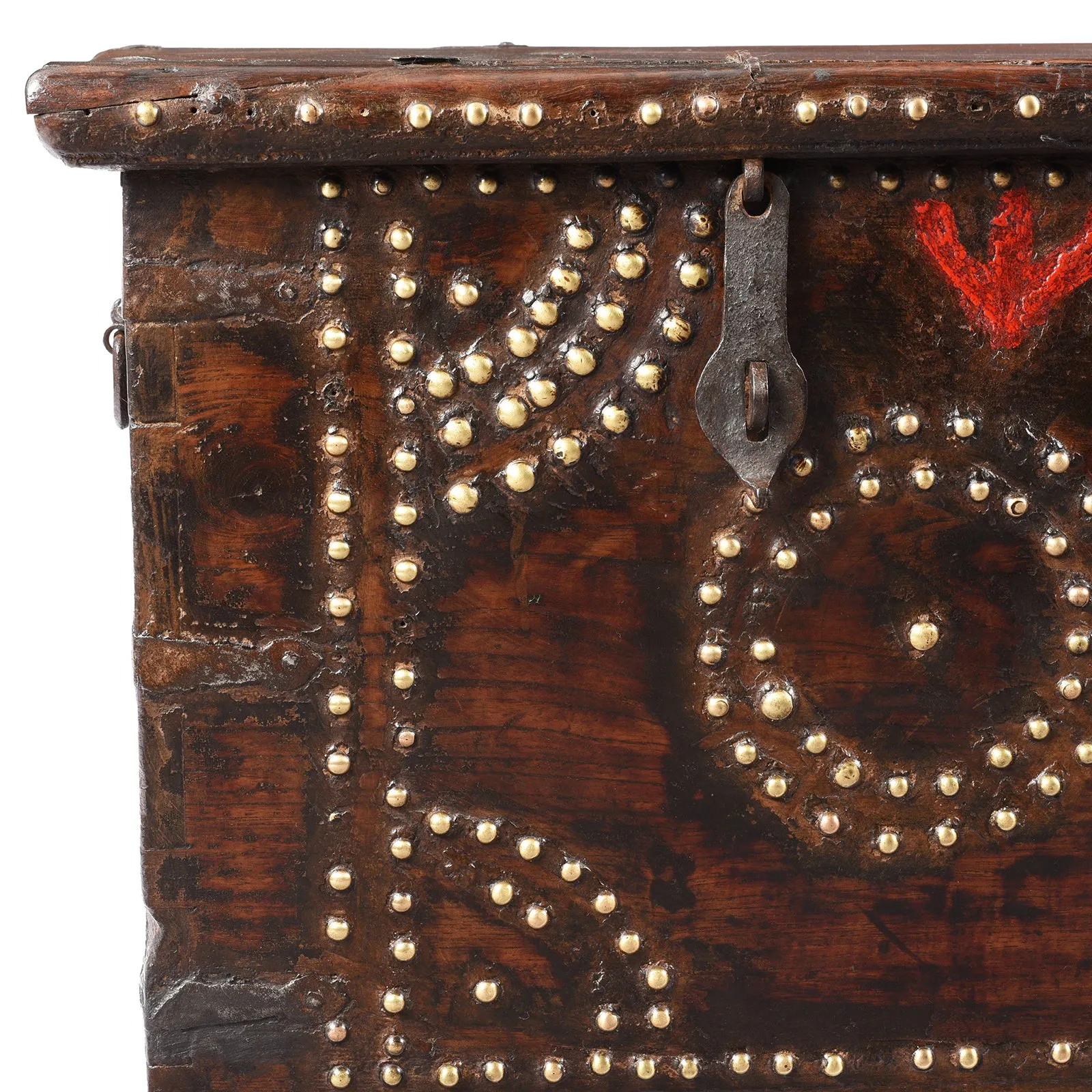 Brass Studded 'Zanzibar' Chest From Kutch - 19th Century