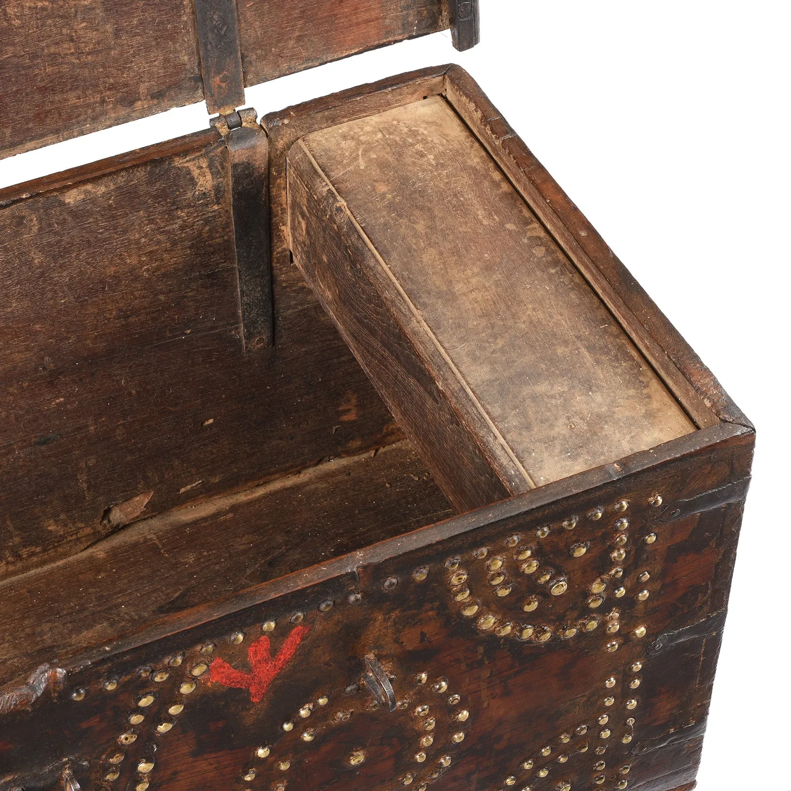 Brass Studded 'Zanzibar' Chest From Kutch - 19th Century