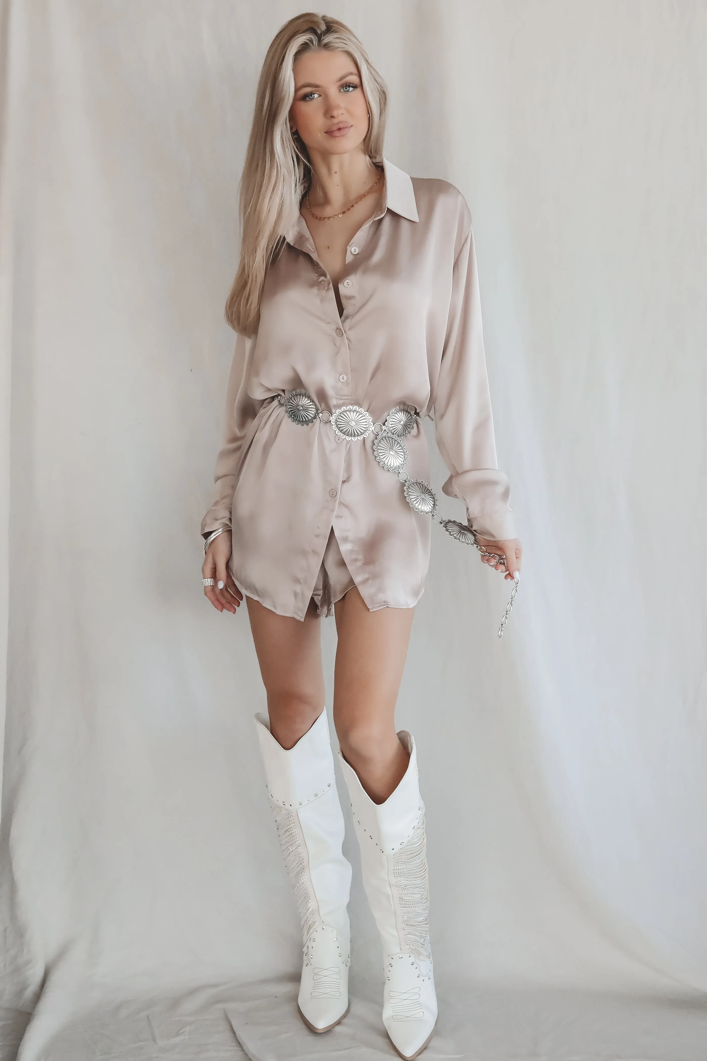 DEAL A Whole Vibe Rhinestone Western Boots