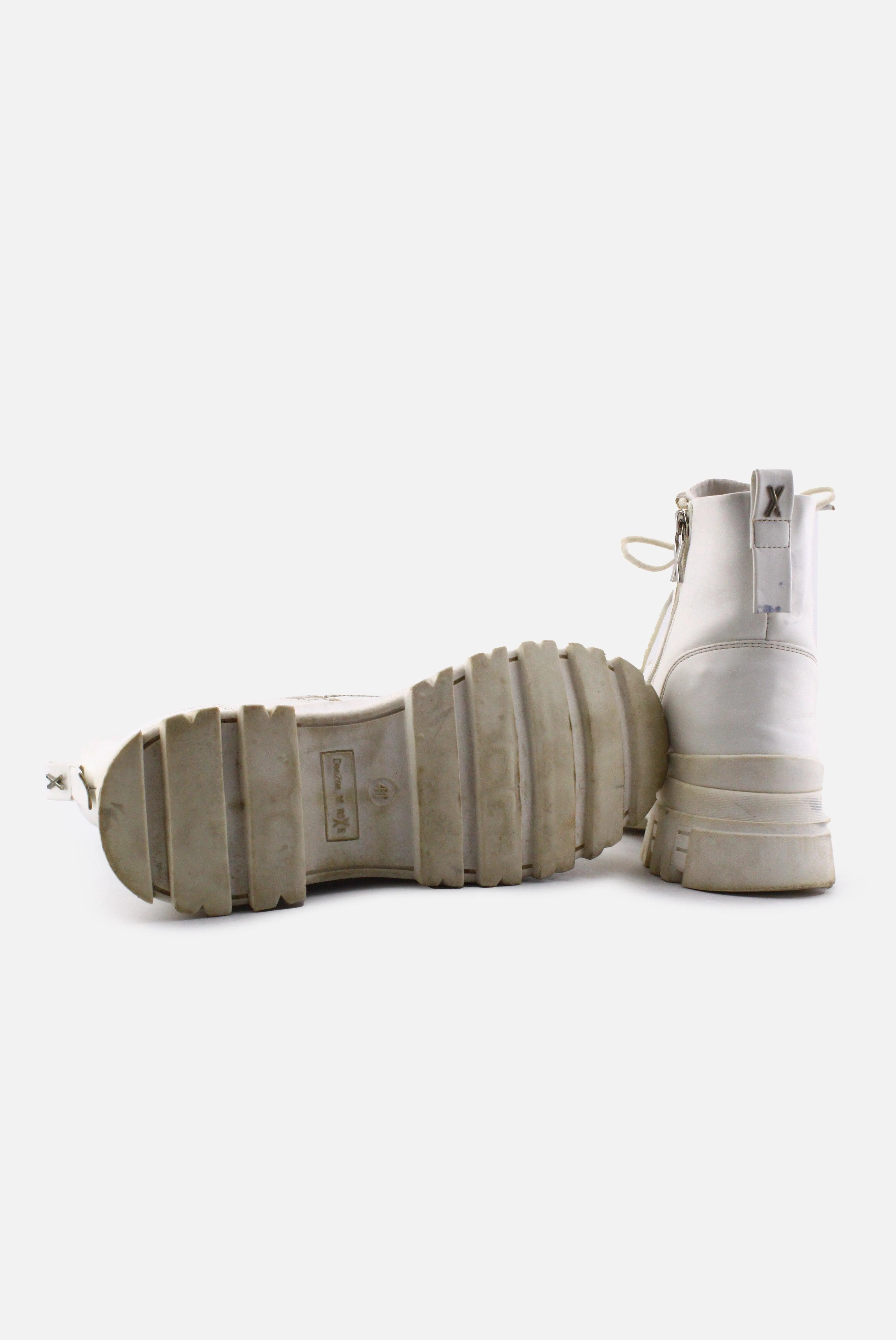 Deezee Zipper Laces Combat Boots | 100% Authentic Leather