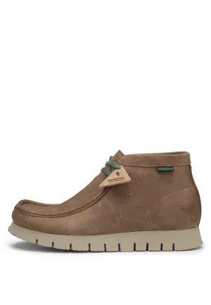 Docksteps platform boots, light brown