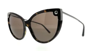 Dolce & Gabbana DG4337 502/73 Dark Havana Cat Eye Sunglasses Defective