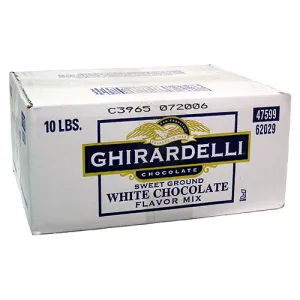 Ghirardelli Sweet Ground White Chocolate Flavored Powder (10 lbs)