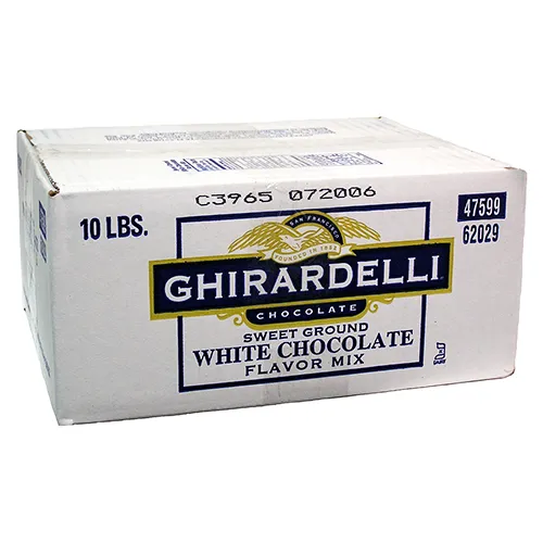 Ghirardelli Sweet Ground White Chocolate Flavored Powder (10 lbs)