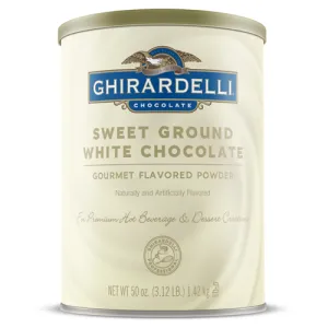 Ghirardelli Sweet Ground White Chocolate Flavored Powder (3.12 lbs)
