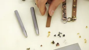 How to Use TierraCast Compression Rivets With Leather and Alternative Cords