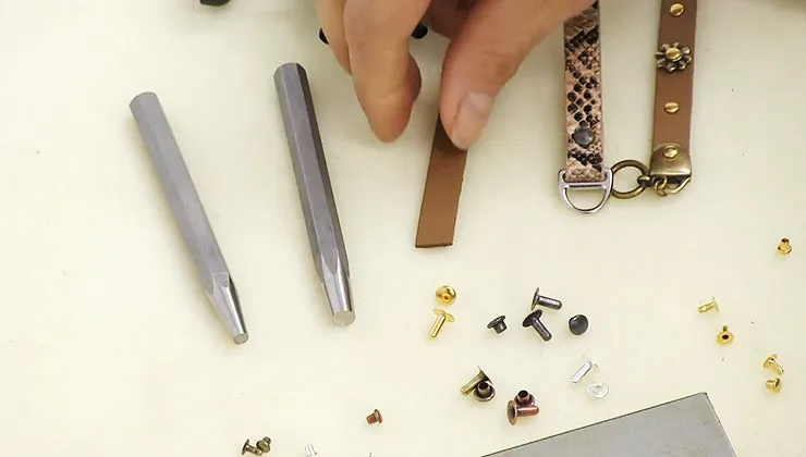 How to Use TierraCast Compression Rivets With Leather and Alternative Cords