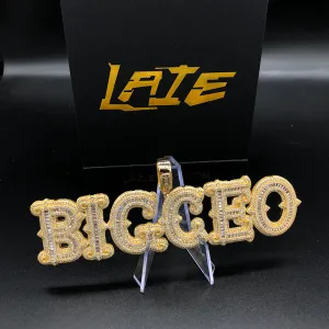 Laie Jewelry Baguette Spiked Letter Pendants