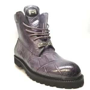 Mauri "Commando" Alligator/Ostrich Leg Combat Boot 4637
