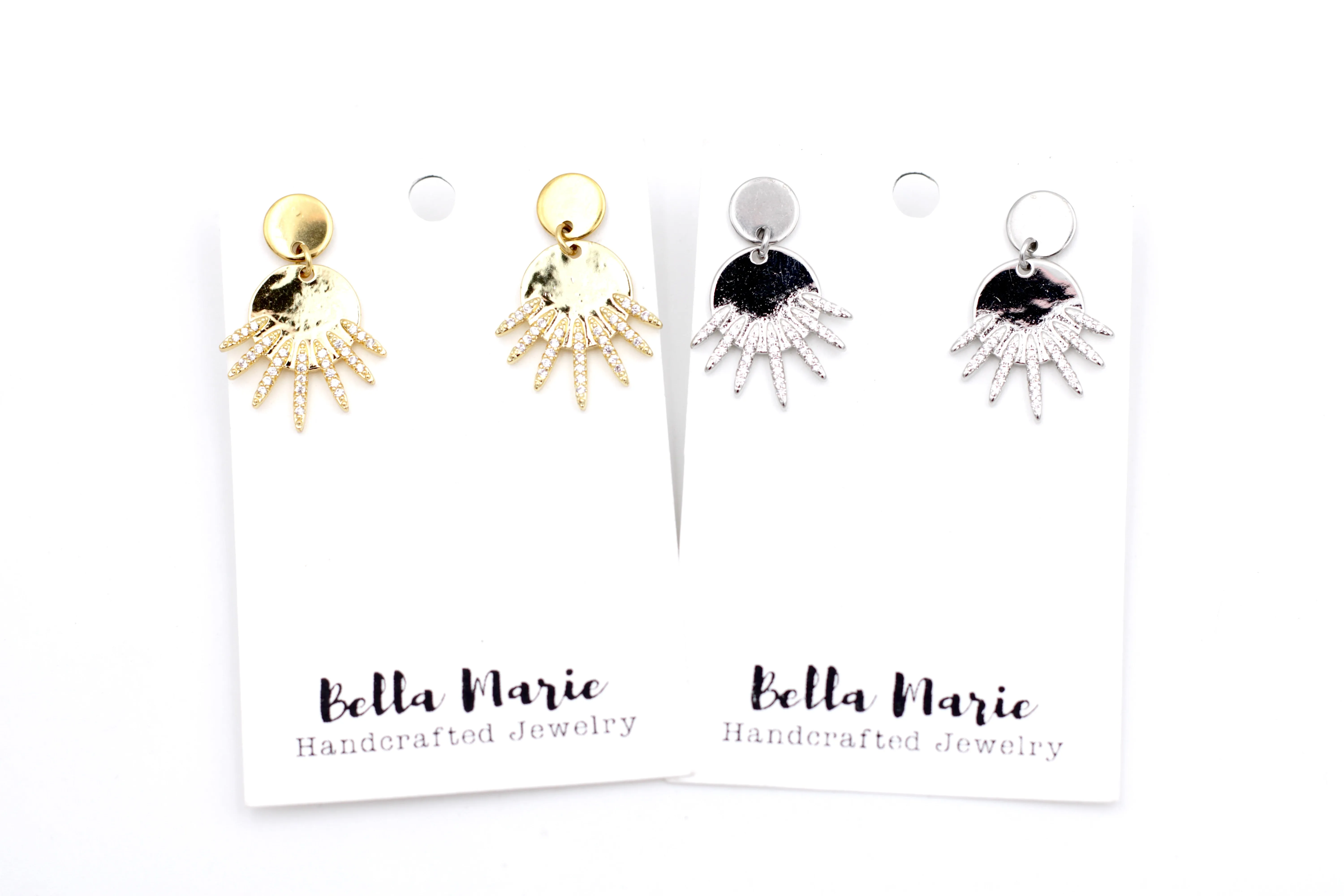Round Spike Earrings