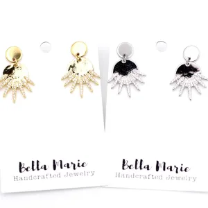 Round Spike Earrings