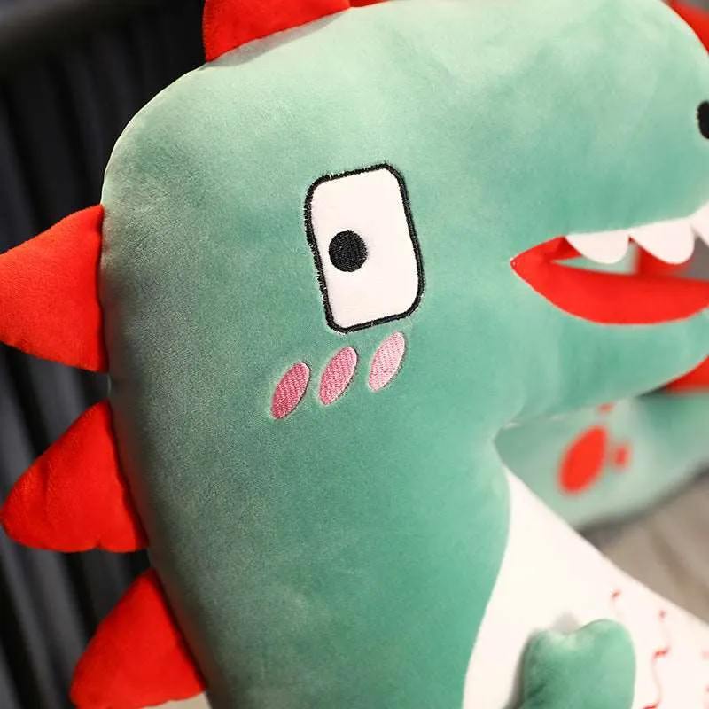 Rumbles the Red-Spiked Kawaii Dino Plushie