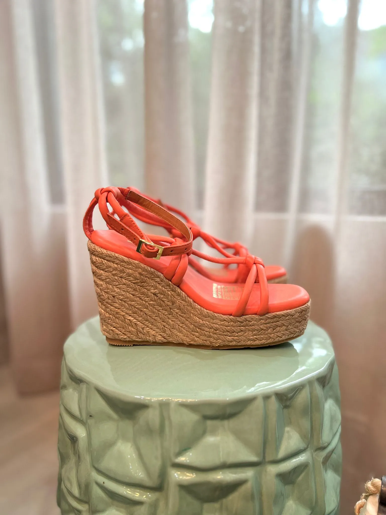 Silvia Cobos Louise Wedges Orange