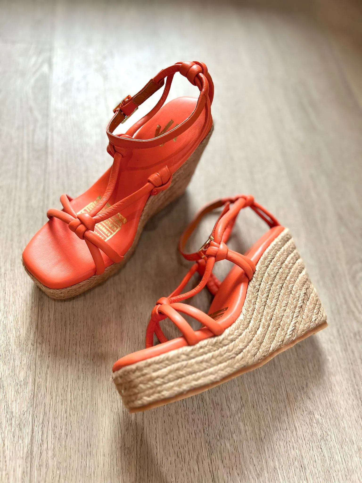 Silvia Cobos Louise Wedges Orange