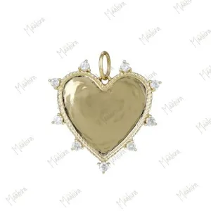 Spiked Heart Pendant