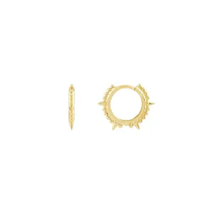 Spiked Hoop Earrings