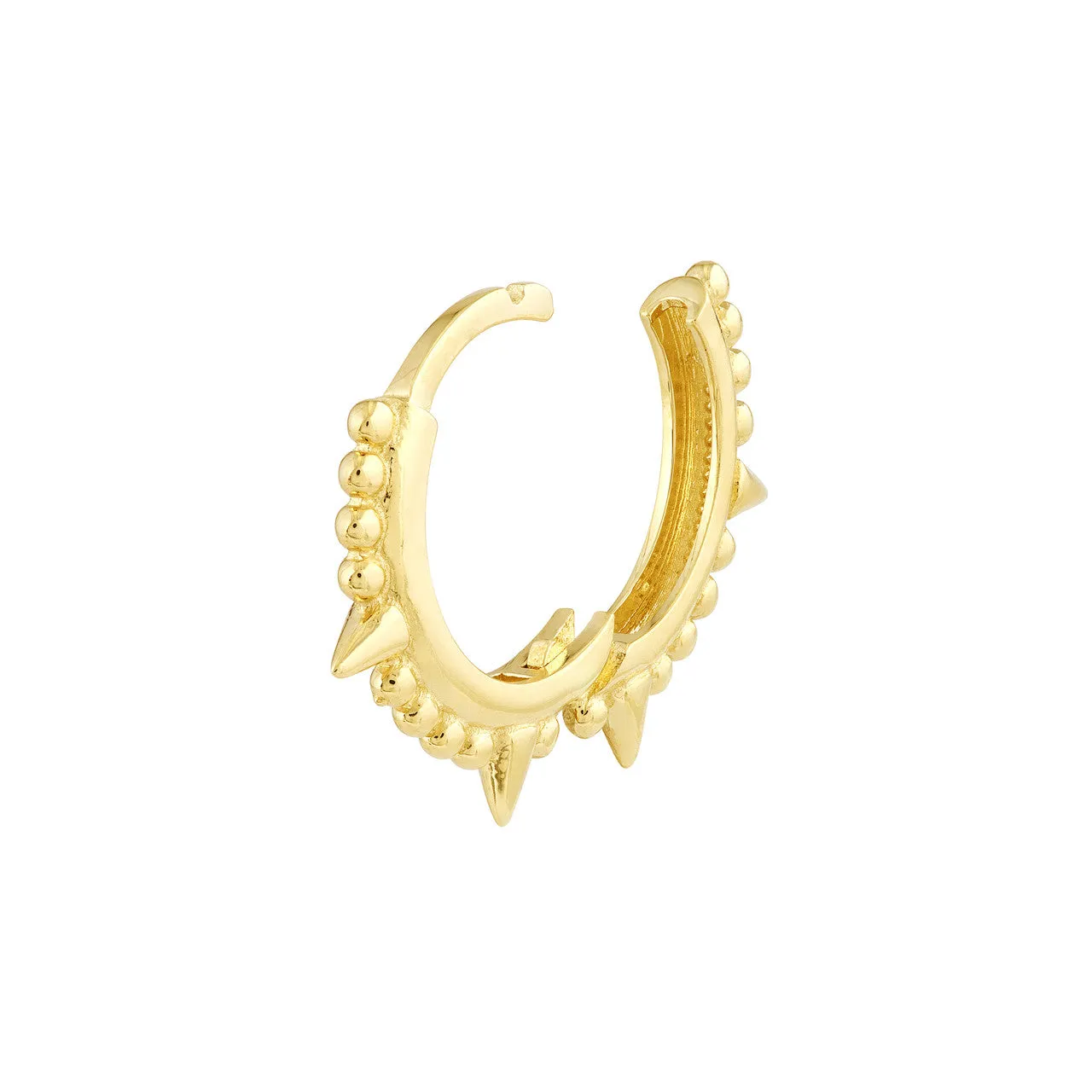 Spiked Hoop Earrings