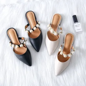 Spiked Retro Flat Sandals