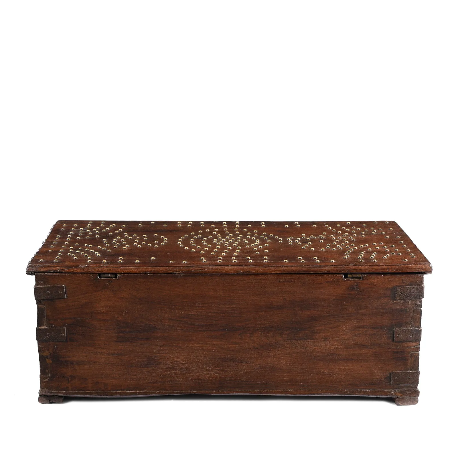 Studded Shisham Zanzibar Chest - 19th Century