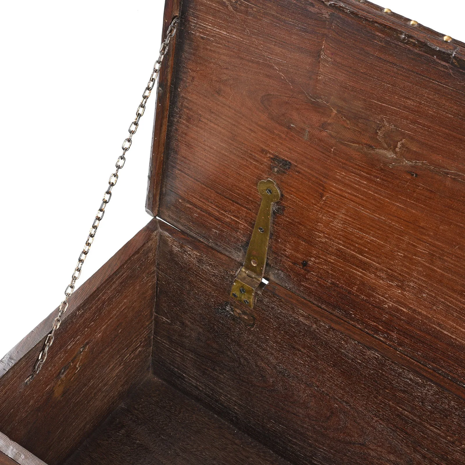 Studded Shisham Zanzibar Chest - 19th Century
