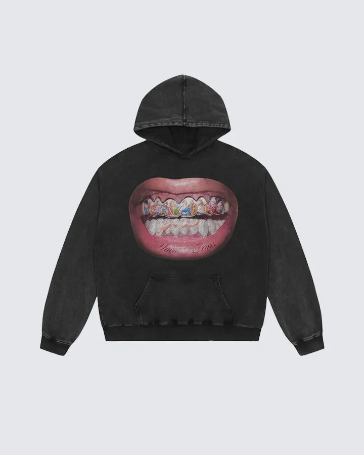 Unique Creative Lip Design Hoodie