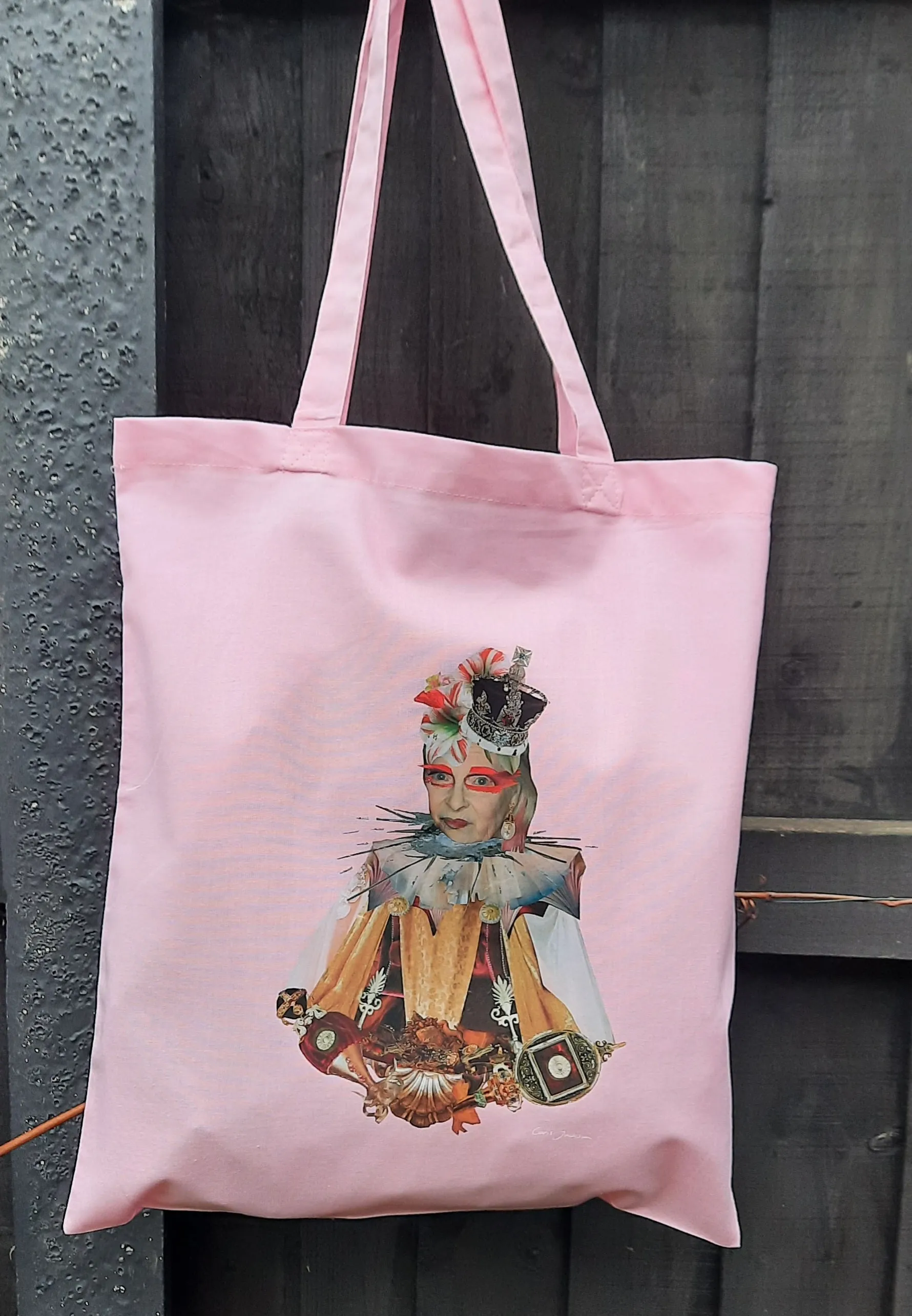 Vivienne vibrant printed tote bag