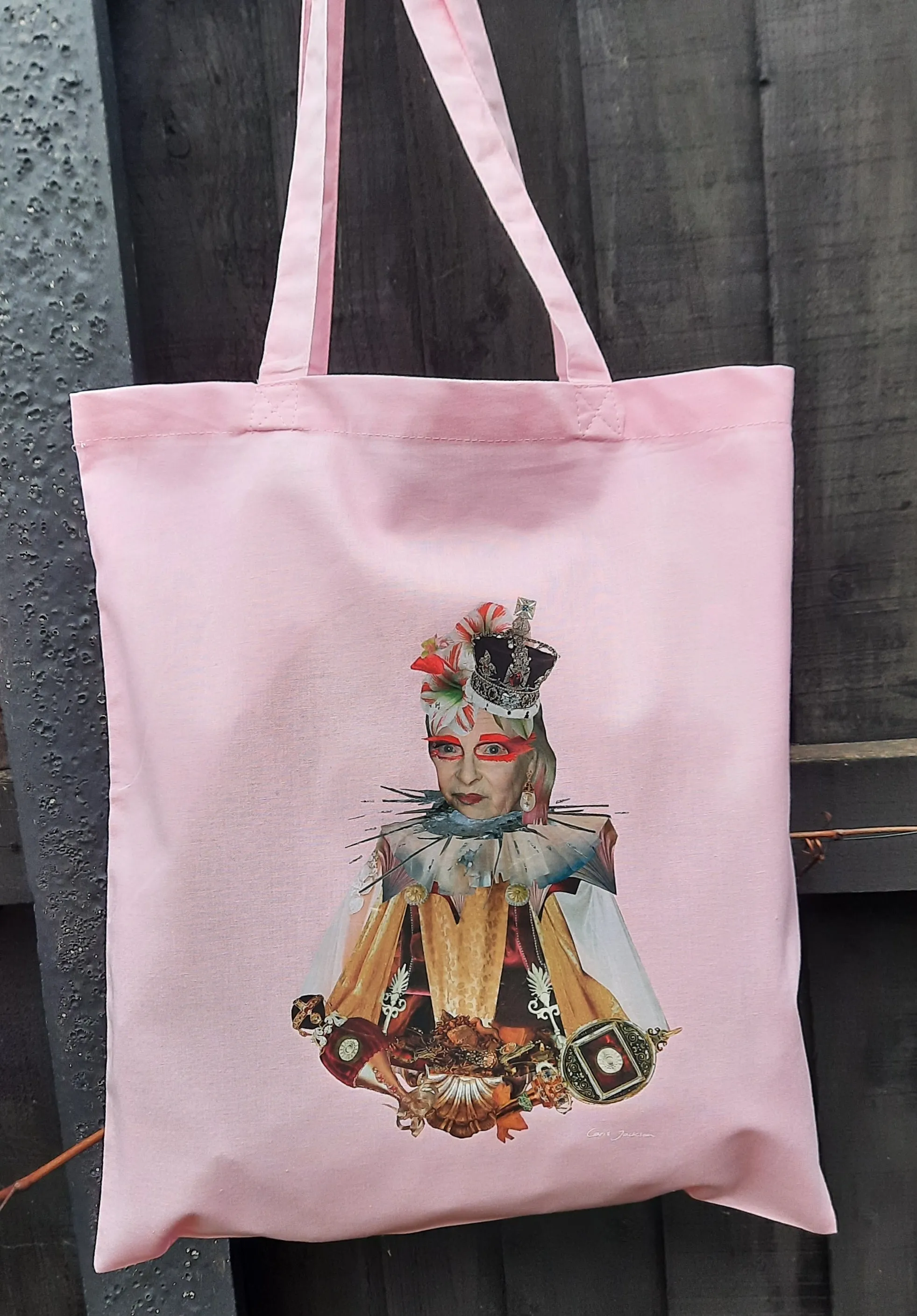 Vivienne vibrant printed tote bag