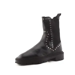 Zara Studded Stretchable Ankle Boots | 100% Authentic Leather